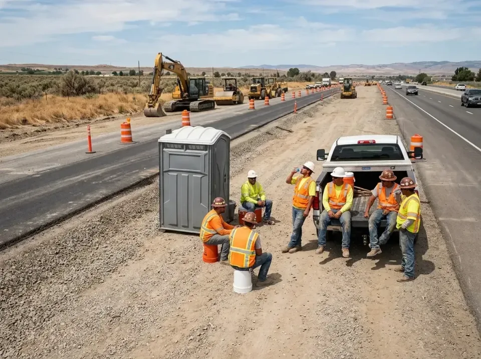 highway-road-construction-crew-007 — frequently asked questions, Porta Potty and Restroom Rentals in Wynne, AR